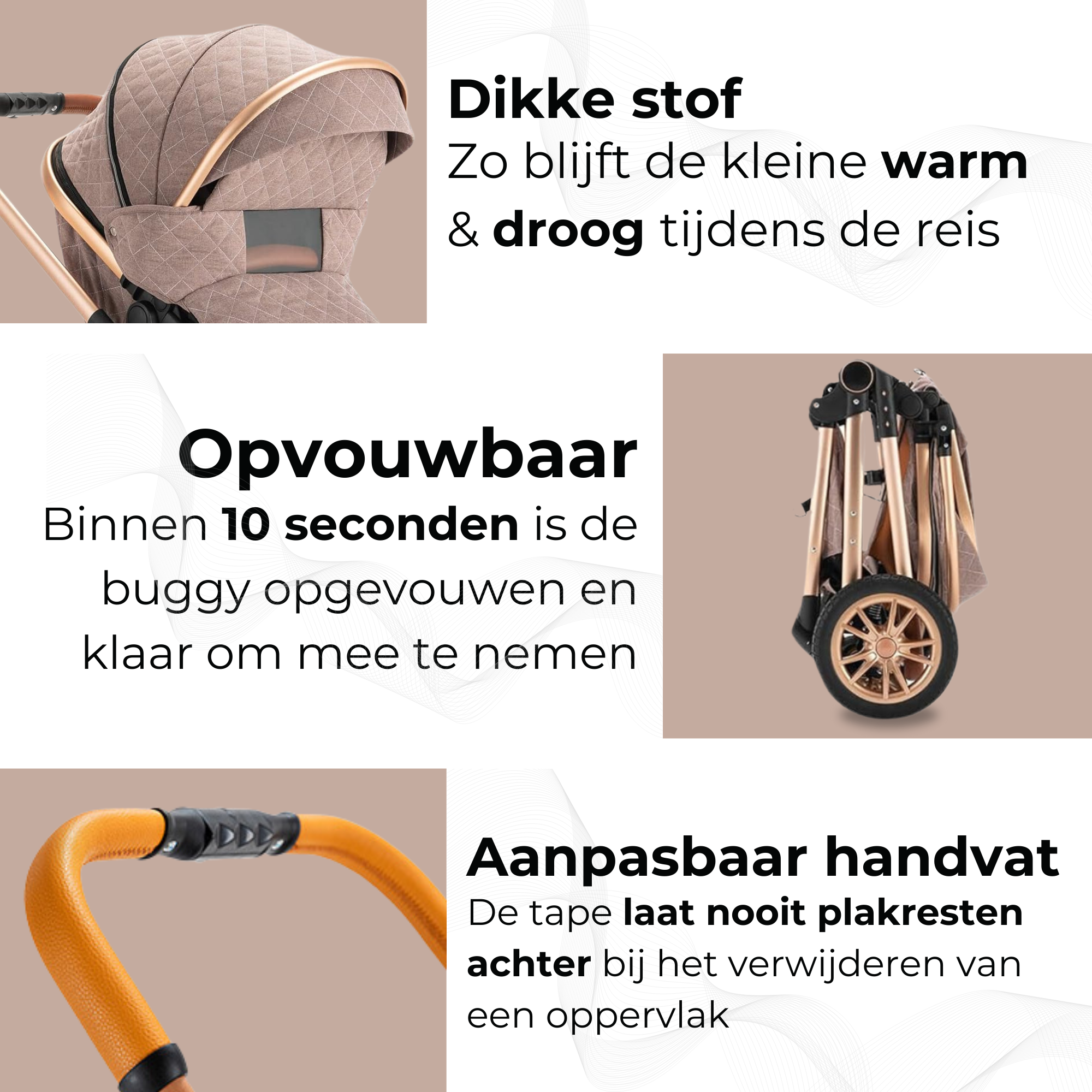 Lunola Nova 3-in-1 Kinderwagen - Donkergrijs