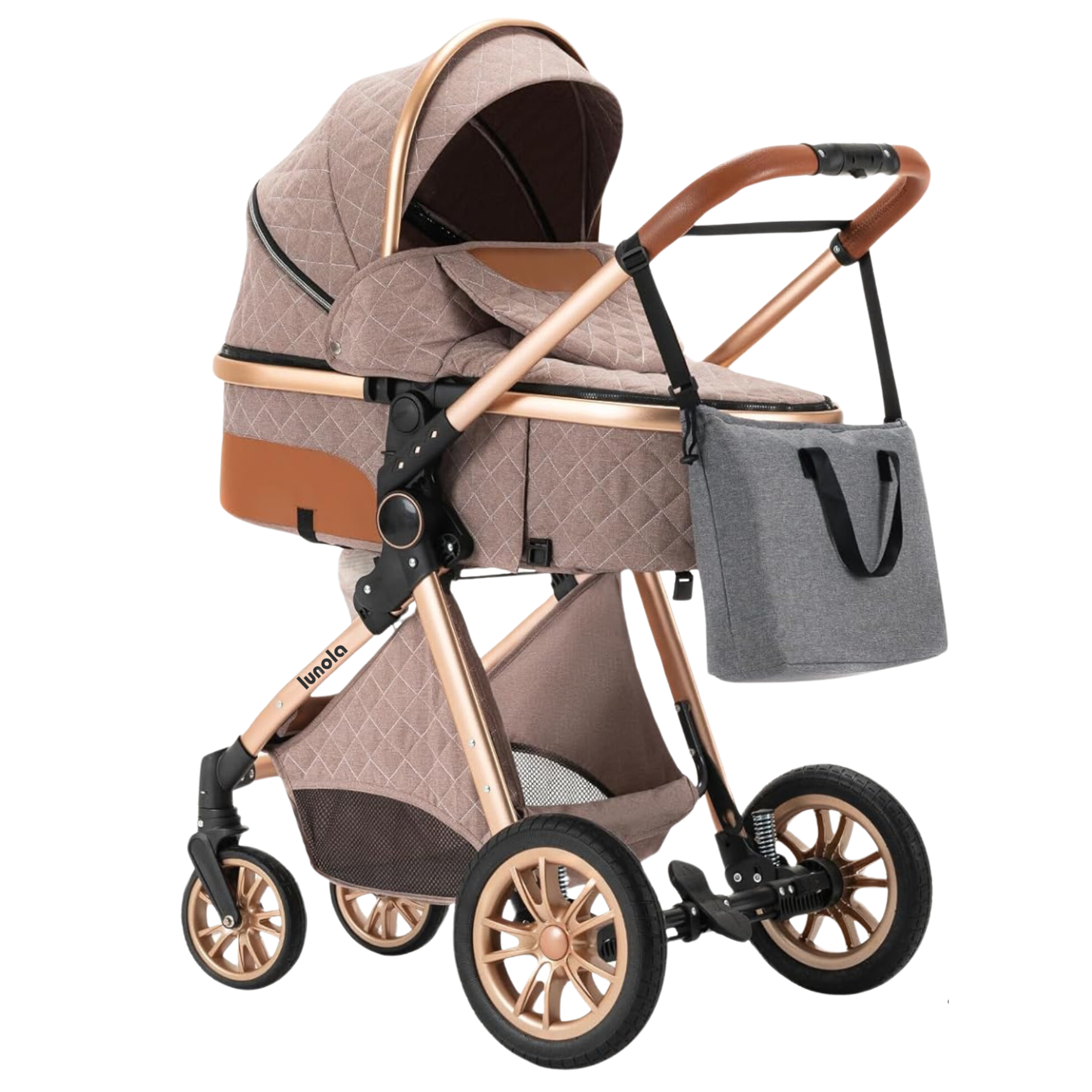 Lunola Nova 3-in-1 Kinderwagen - Khaki